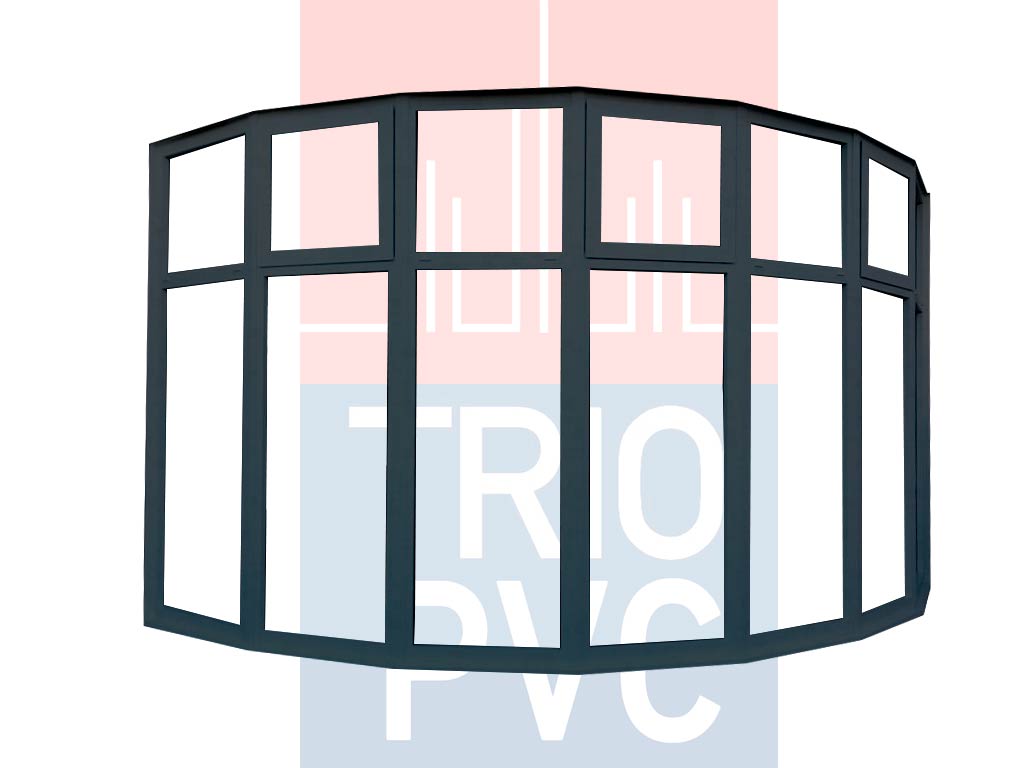 VENTANA-5-ANTRACITA Trio Pvc windows