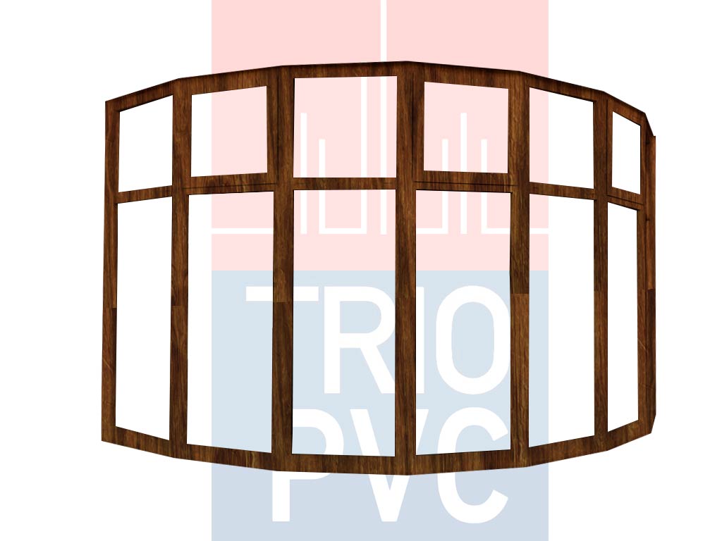 VENTANA-5-MARRON Trio Pvc windows
