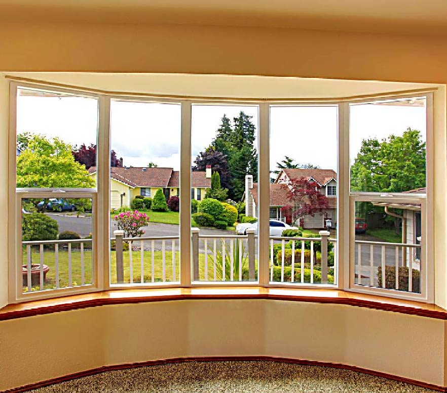 bay Trio Pvc windows