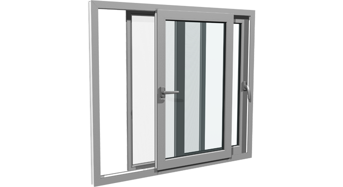 sliding winddow Trio Pvc windows